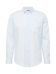 Hemd hellblau / wei