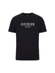 GUESS T-Shirt schwarz/weiß