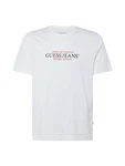 GUESS JEANS T-Shirt rot/schwarz/weiß GUESS JEANS T-Shirt rot/schwarz/weiß