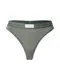 Tommy Hilfiger Underwear Tanga  tmavě zelená / bílá
