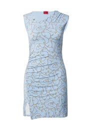 Šaty 'Nalira' světlemodrá / žlutá