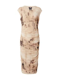 DKNY Šaty béžová / písková / čokoládová