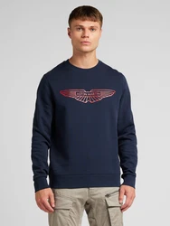 Hackett London Sweatshirt marineblau/rot