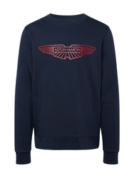 Hackett London Sweatshirt marineblau/rot