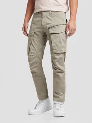 G-STAR Hose Cargohose Rovic zip 3d regular tapered grau