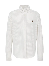 Hemd beige / navy / braun / wei