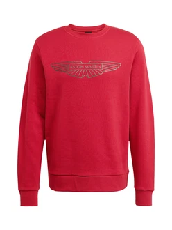 Hackett London Sweatshirt silbergrau/rot