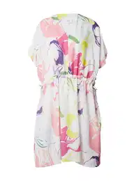 Šaty 'Kalla' světle zelená / tmavě fialová / světle růžová / bílá