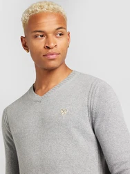19V69 ITALIA Pullover GINO graumeliert