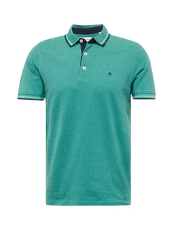 JACK & JONES Poloshirt JJEPaulos Paulos Türkis/Grün/Türkis/Grün/Türkis/Grün/Türkis/Grün/Türkis/Grün/Türkis/Grün/Türkis/Grün/Türkis/Grün