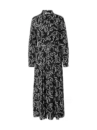 Šaty 'Aurelia' černá / bílá