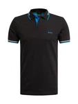 BOSS Poloshirt 'Paul' azur/schwarz/weiß