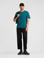 Jack & Jones T-Shirt JJEORGANIC BASIC TEE SS O-NECK NOOS petrol