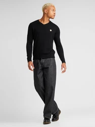 19V69 ITALIA Pullover GINO schwarz / offwhite