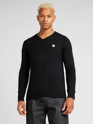 19V69 ITALIA Pullover GINO schwarz / offwhite