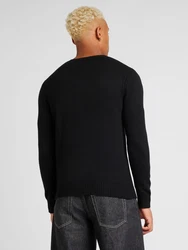 19V69 ITALIA Pullover GINO schwarz / offwhite