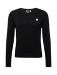 19V69 ITALIA Pullover GINO schwarz / offwhite