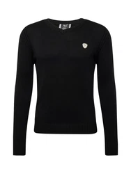 19V69 ITALIA Pullover GINO schwarz / offwhite