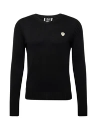 Pullover 'GINO' schwarz / offwhite
