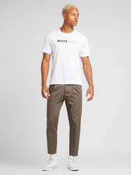 JACK & JONES T-Shirt 'JJCorp' schwarz/wei