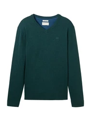 TOM TAILOR Pullover tanne