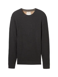 TOM TAILOR Strickpullover Dunkelgrau/Schwarz/Grau/Dunkelgrau/Schwarz/Grau/Dunkelgrau/Schwarz/Grau/Dunkelgrau/Schwarz/Grau/Dunkelgrau/Schwarz/Grau/Dunkelgrau/Schwarz/Grau/Dunkelgrau/Schwarz/Grau/Dunkelgrau/Schwarz/Grau/Dunkelgrau/Schwarz/Grau/Dunkelgrau/Schwarz/Grau/Dunkelgrau/Schwarz/Grau/Dunkelgrau/Schwarz/Grau