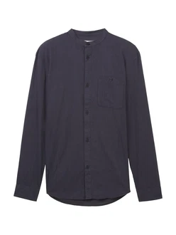 TOM TAILOR DENIM Hemd Langarm marine