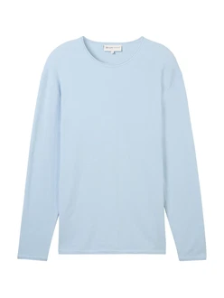 TOM TAILOR Pullover hellblau