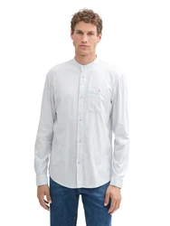 TOM TAILOR DENIM Hemd Langarm pastellblau