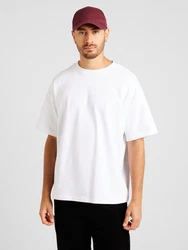 WEEKDAY T-Shirt 'Great' pastellgrün/weiß