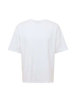 WEEKDAY T-Shirt 'Great' pastellgrün/weiß