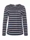 Barbour Majica 'Hawkins'  marine / svetlo modra / pastelno roza / bela