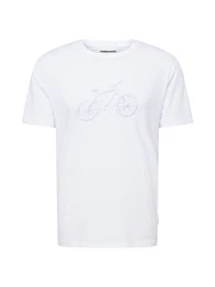 T-Shirt (GOTS) lila / wei
