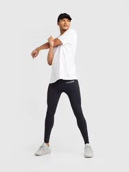 Hummel Leggings Hmlrun Tight hellgrau/schwarz