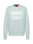 HUGO Sweatshirt 'Duragol' hellgrau/pastellgrn