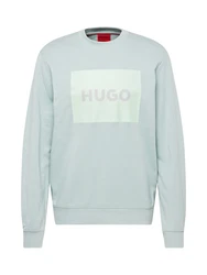 HUGO Sweatshirt 'Duragol' hellgrau/pastellgrn