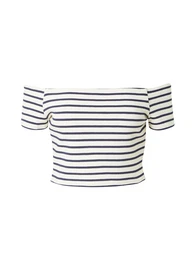 Top 'Jana' modrá / offwhite