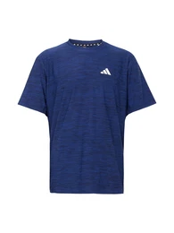 Sportshirt 'Essentials' dunkelblau / wei