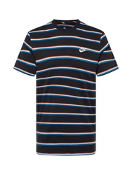 Nike Sportswear T-Shirt 'CLUB' blau/orange/schwarz/weiß