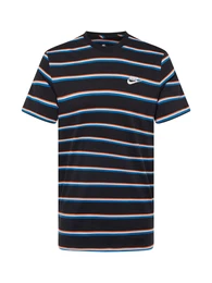 T-Shirt 'CLUB' blau / orange / schwarz / wei