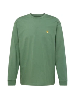 Carhartt WIP Shirt 'Chase' grün/orange