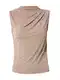 PIECES Top 'MADISON'  taupe siva