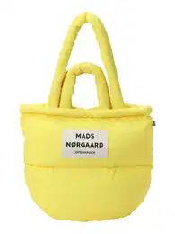 MADS NORGAARD COPENHAGEN Ručna torbica žuta / crna / bijela