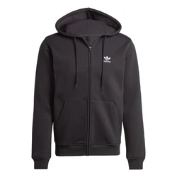 ADIDAS ORIGINALS Sweatjacke 'Trefoil Essentials' schwarz/wei