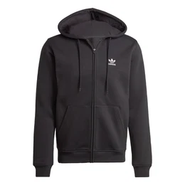 Sweatjacke 'Trefoil Essentials' schwarz / wei