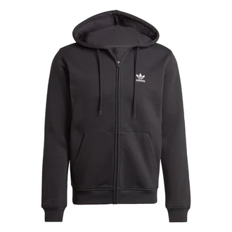 ADIDAS ORIGINALS Sweatjacke 'Trefoil Essentials' schwarz/wei