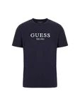 GUESS T-Shirt navy/grün/offwhite