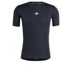 ADIDAS PERFORMANCE Funktionsshirt TechFit Compression Tee schwarz/wei