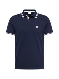 Poloshirt navy / wei