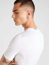 ADIDAS PERFORMANCE Funktionsshirt TechFit Compression Tee anthrazit/weiß